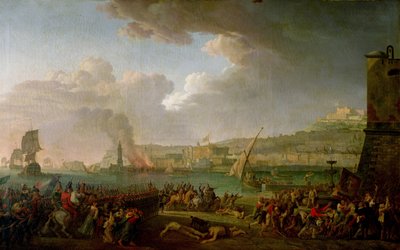 El ejército francés entrando en Nápoles bajo el mando del General Championnet (1762-1800) 21 de enero de 1799 de Jean Jacques Francois Taurel